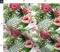 Hawaii Watercolor Hibiscus Flowers Floral Tropical Summer Palm Leaf Custom Printed Fabric by Spoonflower Various Fabrics by the Yard or Fat Quarter